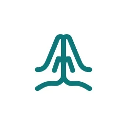 Praying hands icon in a circle.